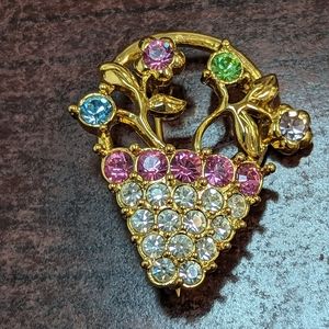 Monet Basket Brooch
